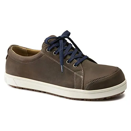 Birkenstock QS 500 Arbeitsschuh - Komfort und Sicherheit vereint - Sicherheitsschuhe in Größe 43, aus robustem Fettleder für optimalen Schutz und langanhaltenden Tragekomfort bei der Arbeit.