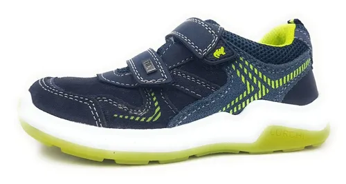 Lurchi MAILO-TEX Sneaker, Navy Mint, 28 EU - Sneaker für Jungen, wasserdicht und kalt gefüttert für optimalen Tragekomfort in jedem Wetter.