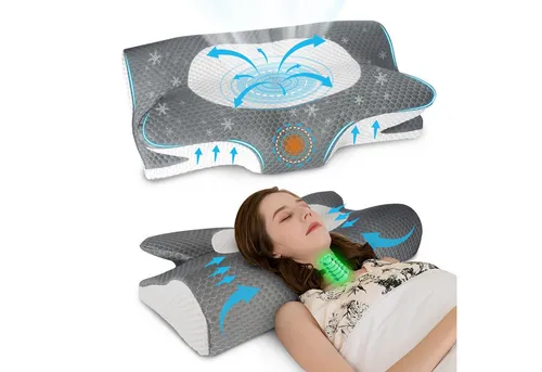 Esun Orthopädisches Nackenstützkissen aus Memory Foam – Ideal für Seitenschläfer