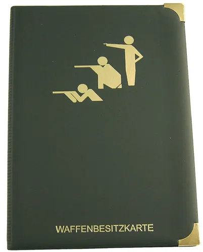 WbK Mappe mit 2 zusätzlichen Fächern Sportschütze, grün von EM