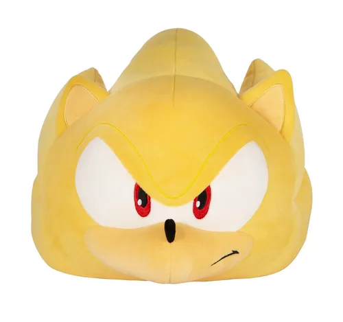 Sonic - The Hedgehog Mocchi-Mocchi Mega Plüschfigur Super Sonic 25 cm - Kuscheltiere: Superweiche und megaflauschige Plüschfigur, ideal zum Kuscheln und Spielen, mit lebendigem Design und leuchtenden Farben für Sonic-Fans.