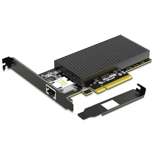 10Gb RJ45 PCI-E-Netzwerkkarte mit X540-Controller, Gigaplus X540-1T 10Gb Ethernet Adapter mit Einzelner 10Gbe PCI-E NIC, Unterstützt Windows/Linux/ESX-Server