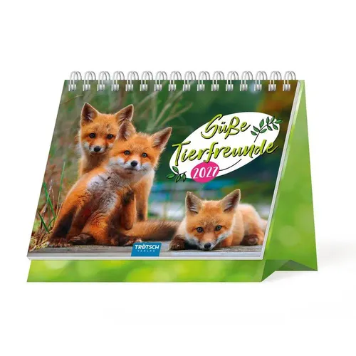 Trötsch Verlag GmbH & Co. KG | TRÖTSCH - Aufstellkalender Süße Tierfreunde 2027