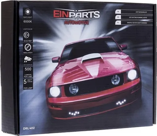EINPARTS 402O PLUS LED Tagfahrlicht DRL Set 12V 6000K 1200lm