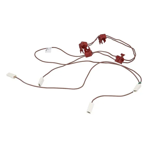 easyPART Mikroschalter 4fach für smeg - Ersatzteil für Backofen- & Herdteile, bietet zuverlässige Funktionalität mit vier Anschlüssen und Kabel für einfache Installation.