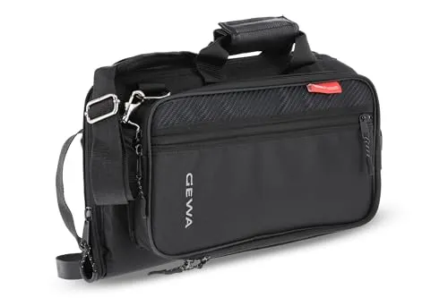 GEWA Gig Bag Premium für Blasinstrument, Schwarz - Hochwertige Koffer & Hüllen für Blechblasinstrumente mit reiß- und wasserfestem Cordura, 30 mm Schaumstoffpolsterung und verstellbaren Rucksackgurten für optimalen Schutz und Komfort.