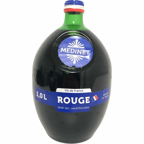 Medinet Rouge Rotwein halbtrocken 1L