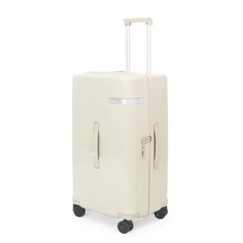 Travelhouse Sport Trunk Koffer M (71 cm) Cremeweiß – Robuster Reisebegleiter