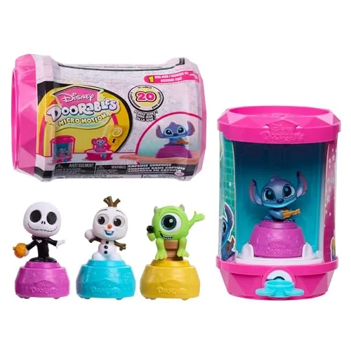 Disney Doorables Micro Motion-Kapseln, 3,8 cm Micro Motion-Überraschungs-Sammelfigur, Kinderspielzeug ab 5 Jahren von Just Play, 7.62