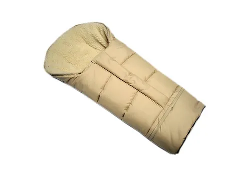 BambiniWelt Winterfußsack für Kinderwagen - Kuscheliger Winterfußsack in Mumienform, 110 cm (kürzbar), aus Lammwolle, ideal für Kinderwagen und Buggys. Wasser- und windabweisend, passt zu 3- und 5-Punkt-Gurtsystemen.