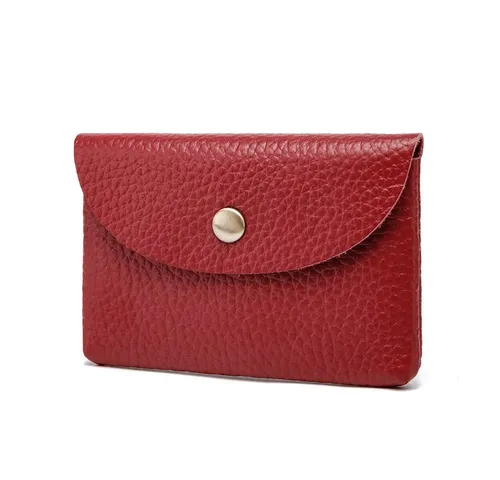 Fomax Kartenetui aus hochwertigem Echtleder, Kompakte Kartentasche für bis zu 20 Karten, Leicht, Handlich und Stilvoll