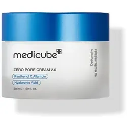 Medicube Zero Pore Cream 2.0 - Porenverfeinernde Gesichtscreme - Gesichtspflege mit fortschrittlichen Inhaltsstoffen, die Poren minimiert und die Hauttextur glättet. Ideal für fettige und Mischhaut, kontrolliert sie Glanz und spendet tiefenwirksame Feuchtigkeit.