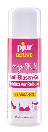pjuractive mySKIN - Hautschutz-Gel für Frauen - Nie wieder Schmerzen durch Blasen und Reibung dank unsichtbarem Schutzfilm - 1er Pack (1 x 30 ml)