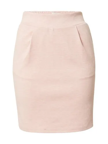 Ichi Jerseyrock Kate – Faltenrock in Rosa, Größe L - Stylischer Faltenrock aus 74% Polyester, ideal für einen urbanen Look. Pflegeleicht und perfekt für vielfältige Anlässe.