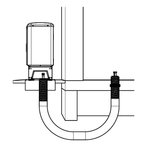 WOLF Set Bodenplatteneinführung DN200/40 Länge 20m für CHA von Wolf