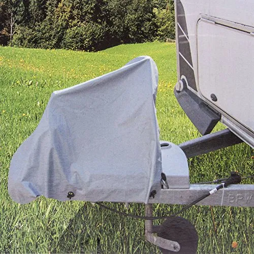 Carbest Deichselhaube Deichselschutz inkl Gummispanner - 87,5 x 61 cm aus 100% PVC