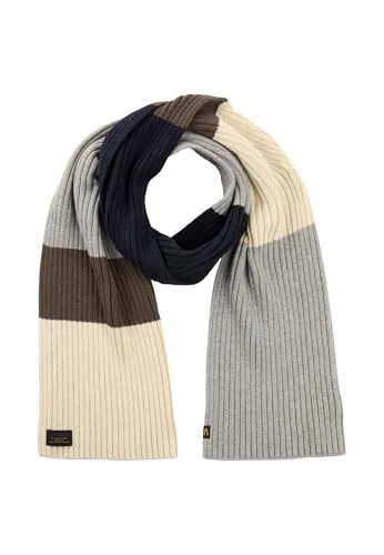 camel active Herren Schal aus Baumwoll-Mix Steingrau in grau von camel active