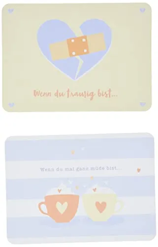 Grafik Werkstatt Geschenk-Box zur Aufmunterung| Karten-Set zum ausfüllen | 20 Karten in hochwertiger Box