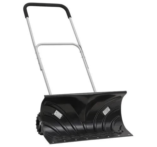 vidaXL Schneeschaufel mit Verlängerbarem Griff – 66 cm Stahl