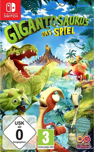 Gigantosaurus Das Spiel - Switch - Nintendo Switch-Spiel für Abenteuerliebhaber: Erkunde die prähistorische Welt, löse Rätsel und fahre spannende Dino-Rennen mit Freunden!
