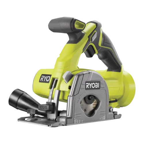 Ryobi Tauchsäge R18MMS-0 ONE+, Akku-Handkreissäge 18V - Sägen - Werkzeuglose Tiefeneinstellung für präzise Schnitte bis 26mm in Holz, Metall und Fliesen. Ideal für vielseitige Anwendungen im Heimwerkerbereich.
