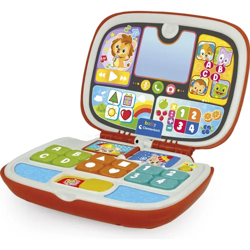Clementoni Baby Laptop Amici animali IT (Italienisch) (320.17677)