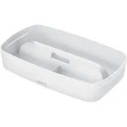LEITZ MyBox Einsatz für Aufbewahrungsboxen 1,5 l perlweiß 30,7 x 18,1 x 5,6 cm, 1 St. - Weiß