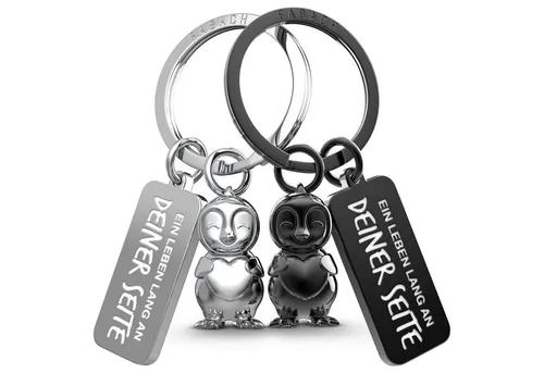 FABACH Schlüsselanhänger Partneranhänger Frosty mit Herz von FABACH