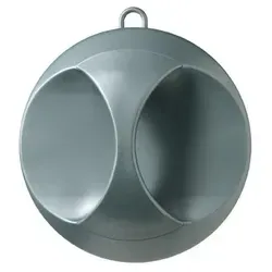 Comair 3011986 Kabinett-Spiegel Elegant matt, 25 cm, silber - Haarschneider Zubehör: Eleganter, silberner Kabinett-Spiegel in matt, ideal für präzises Styling und Pflege im Badezimmer.