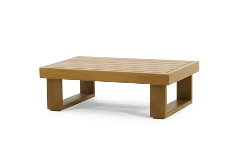Moderner Brauner Couchtisch - Luxuriöse Holzmöbel für stilvolle Wohnräume - Eleganter Couchtisch aus Holz in Braun, 110 x 70 x 35 cm, ideal für Innen- und Außenbereiche. Pflegeleicht und zeitgemäß im Design, perfekt für entspannte Momente.