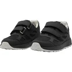 Jack Wolfskin Unisex Kinder Woodland 2 Texapore Low Vc Walking-Schuh, Phantom, 40 EU - Wasserdichter Wanderschuh für Kinder mit griffiger Gummiaußensohle und dämpfendem EVA-Fußbett, ideal für Abenteuer in der Natur.