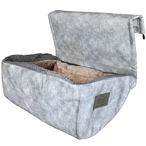 KaraLuna Heizungsliege für Katzen XXL - Katzenbett mit stabiler Heizkörperliege, ideal für große Katzen. Kuschelig weich, krallenresistent und abnehmbarer Bezug für einfache Reinigung.