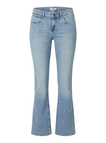 Wrangler Damen Jeans Bootcut - Bequeme Passform für jeden Anlass - Bootcut Jeans aus 99% Baumwolle für optimalen Komfort. Ideal für lässige Outfits, pflegeleicht und mit modernem Schnitt. Perfekt für stilbewusste Frauen!