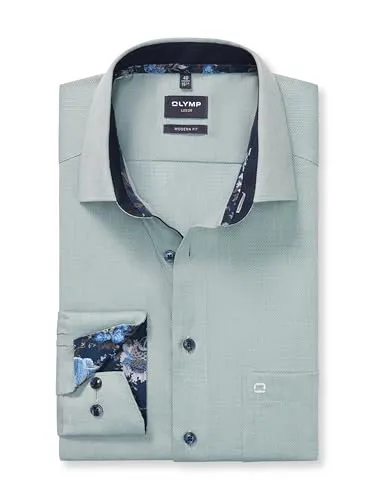 OLYMP Herren Oberhemd Langarm Luxor in braun von Olymp