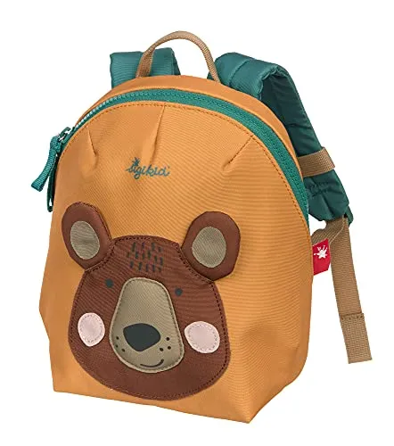 SIGIKID Mini Rucksack Bär für Kinder - Kinderrucksack für Krippe und Kita, leicht und wasserabweisend, ideal für Ausflüge mit großzügigem Stauraum und verstellbaren Trägern.