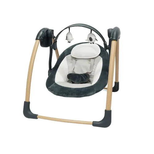 BoJungle Babywippe mit Musik und Vibration, shedy grey