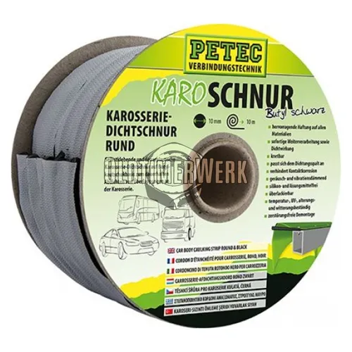PETEC Karosserie-Dichtschnur rund (10mm)