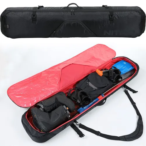 NITRO Hülle CARGO BOARD BAG 169 - Ski- & Snowboard-Taschen, verstärkt und gepolstert für optimalen Schutz deiner Boards beim Transport, inklusive ergonomischem Schulterstrap und externer Werkzeugtasche.