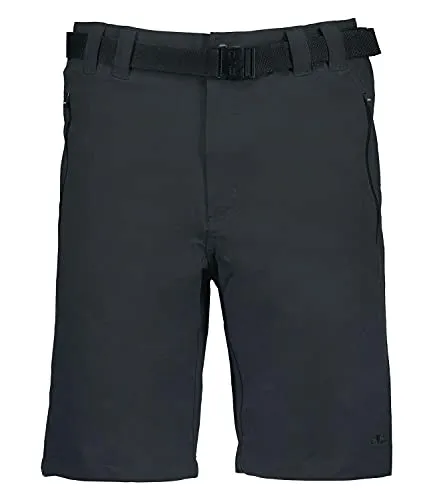CMP Stretch-Bermudashorts für Herren - Anthrazit, Größe 46 - Wanderhosen für Outdoor-Abenteuer, ausgestattet mit CMP Dry Function-Technologie für optimale Trockenheit und Komfort bei sportlichen Aktivitäten.