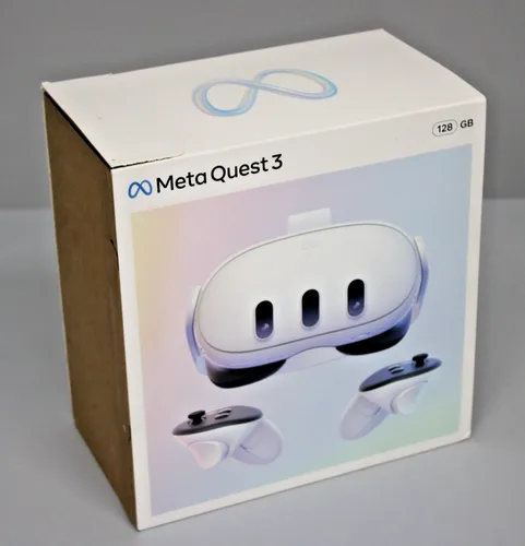 Meta Quest 3 128GB - Bahnbrechendes Mixed-Reality-Headset, leistungsstarke Technologie für immersive Abenteuer und außergewöhnliche Erlebnisse