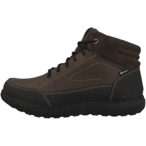 Clarks Herren Mapstone Higtx Mode-Stiefel, Dk Brown Wlined, 44.5 EU