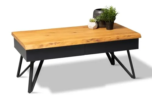 Couchtisch Dubai 4 – Eleganter Wildeiche Look von M2 Kollektion