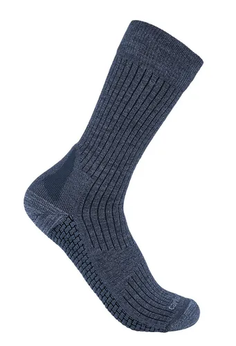 Carhartt Socken mit verbesserter Fersentasche - Hochwertige Socken aus 56 % Nylon, 41 % Merinowolle und 3 % Elastan. Fast Dry-Technologie sorgt für schnellen Feuchtigkeitstransport, ideal für den täglichen Einsatz.