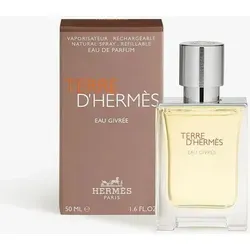 Hermès Terre d`Hermès Eau Givrée Eau de Parfum 50 ml - Nachfüllbar - Herrendüfte mit elegantem Sex-Appeal, seit 2022 erhältlich. Erleben Sie die frische Kombination aus Zitronatzitrone, Wacholderbeeren und holzigen Noten.