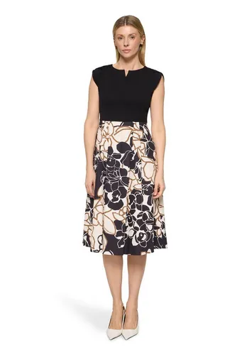 Betty Barclay Etuikleid Damen mit ausgestelltem Rock - Elegantes Etuikleid mit floralem Druck und tailliertem Schnitt. Ideal für festliche Anlässe oder den Casual-Business-Look. Komfortable Baumwollmischung sorgt für ein angenehmes Tragegefühl. Der praktische Reißverschluss ergänzt das stilvolle Design.