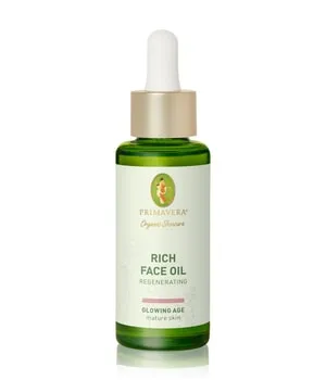 Primavera Rich Face Oil - Regenerating - Sonstige Gesichtspflegeartikel, regenerierendes Gesichtsöl mit Kahaiöl und Maracuja für straffe, hydratisierte Haut und verbesserte Elastizität.