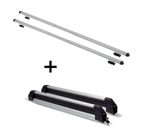 Silver Ice Skiträger & RAPID Dachträger für VW Golf VI Plus