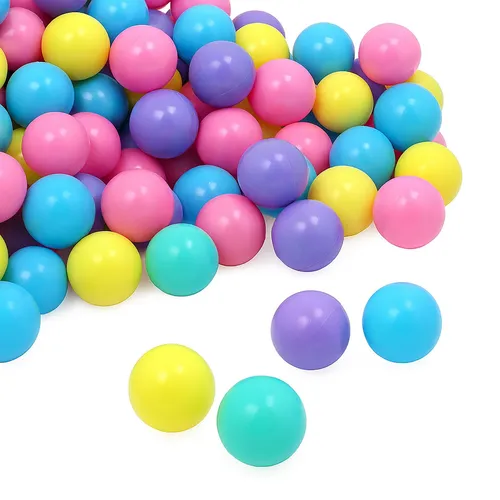 Bunte Bälle für Bällebad 7cm - 2400 Spielbälle für Kinder - Bällebad Spielzeug für drinnen und draußen. 2400 bunte, schadstofffreie Bälle aus hochwertigem PE-Kunststoff fördern Motorik und Koordination bei Kleinkindern.