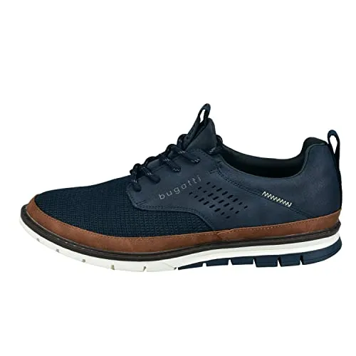 Bugatti Sneaker SANDMAN - Sneaker für Herren aus der Green Spirit-Kollektion, aus veganem Material, mit herausnehmbarer Memory Foam-Einlegesohle für optimalen Gehkomfort und individuelle Anpassung.