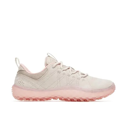 Merrell Minimal-Laufschuhe Wrapt beige/rosa Damen - Größe 39 (8,5) - Vielseitige Minimal-Laufschuhe mit aggressiver Gummisohle und atmungsaktivem Mesh-Futter. Ideal für natürliche Bewegungsfreiheit und optimalen Komfort beim Laufen.